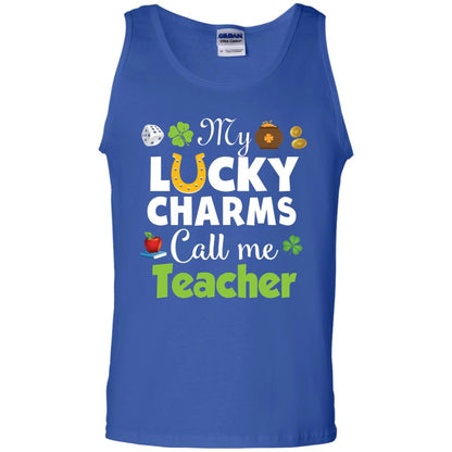 My Lucky Charms Call Me Teacher St Patricks Day T-shirt Royal