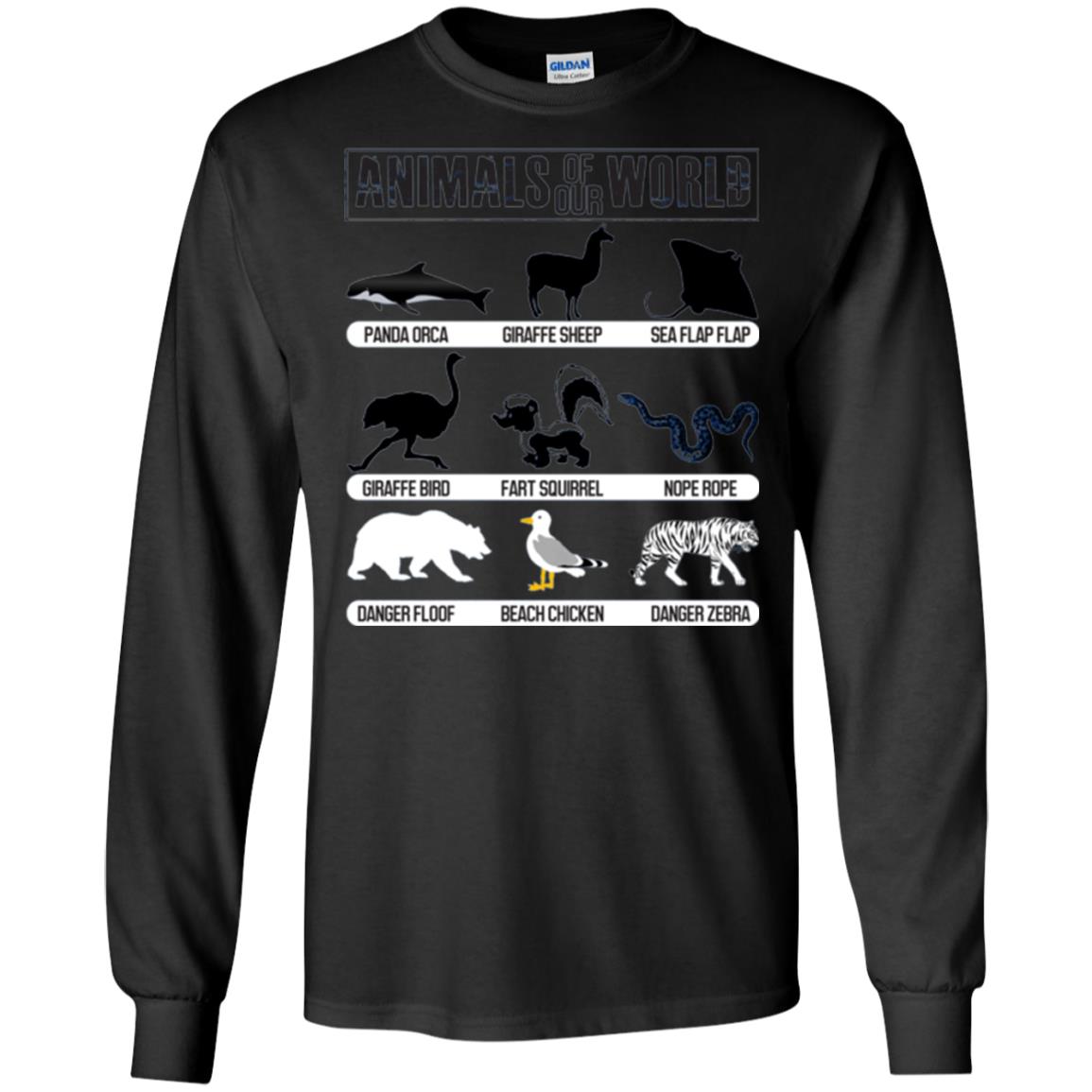 Save Animals Of Our World T-shirt Black