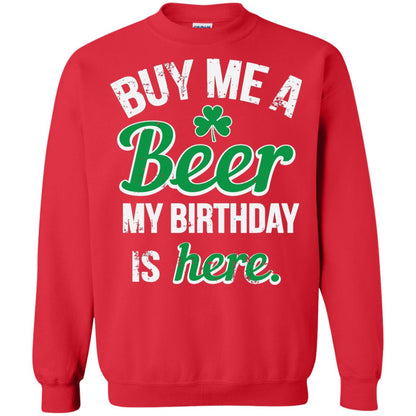 Buy Me A Beer Saint Patricks Day T-shirt Red