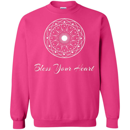 Bless Your Heart Mandala T-shirt Heliconia