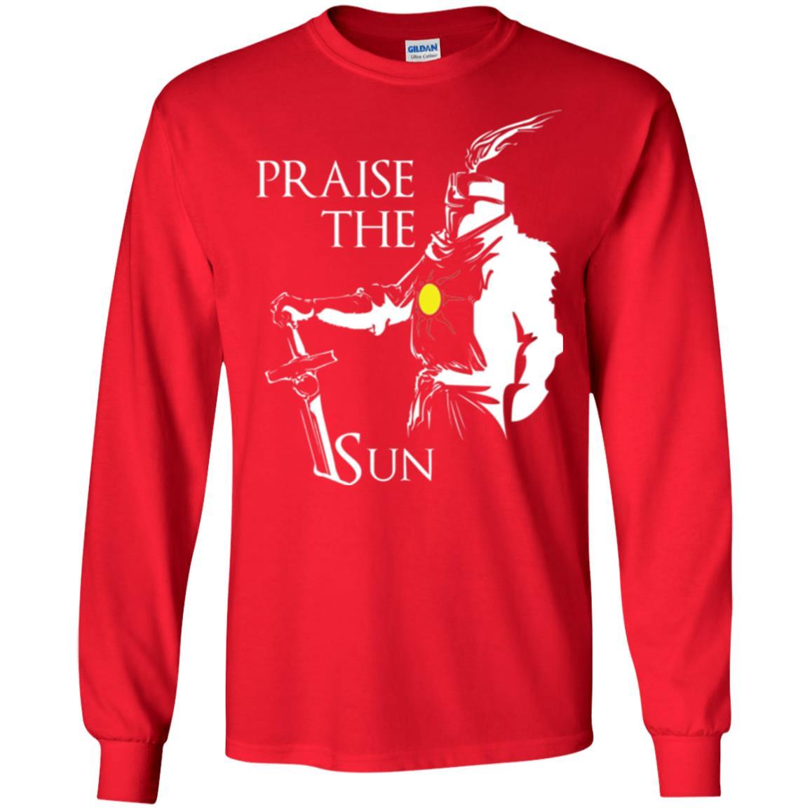 Gamer T-shirt Praise The Sun Knight T-shirt Red