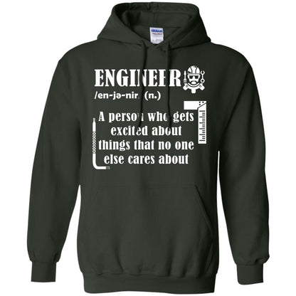 Engineer T-shirt A Person Who Gets Excited About Forest Green