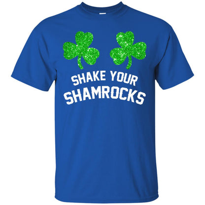 Shake Your Shamrocks St. Patrick_s Day T-shirt Royal