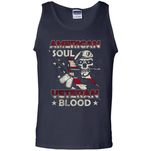 American Soul Veteran Blood Shirt