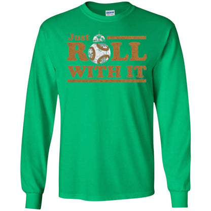 Movie T-shirt Just Roll With You Irish Green