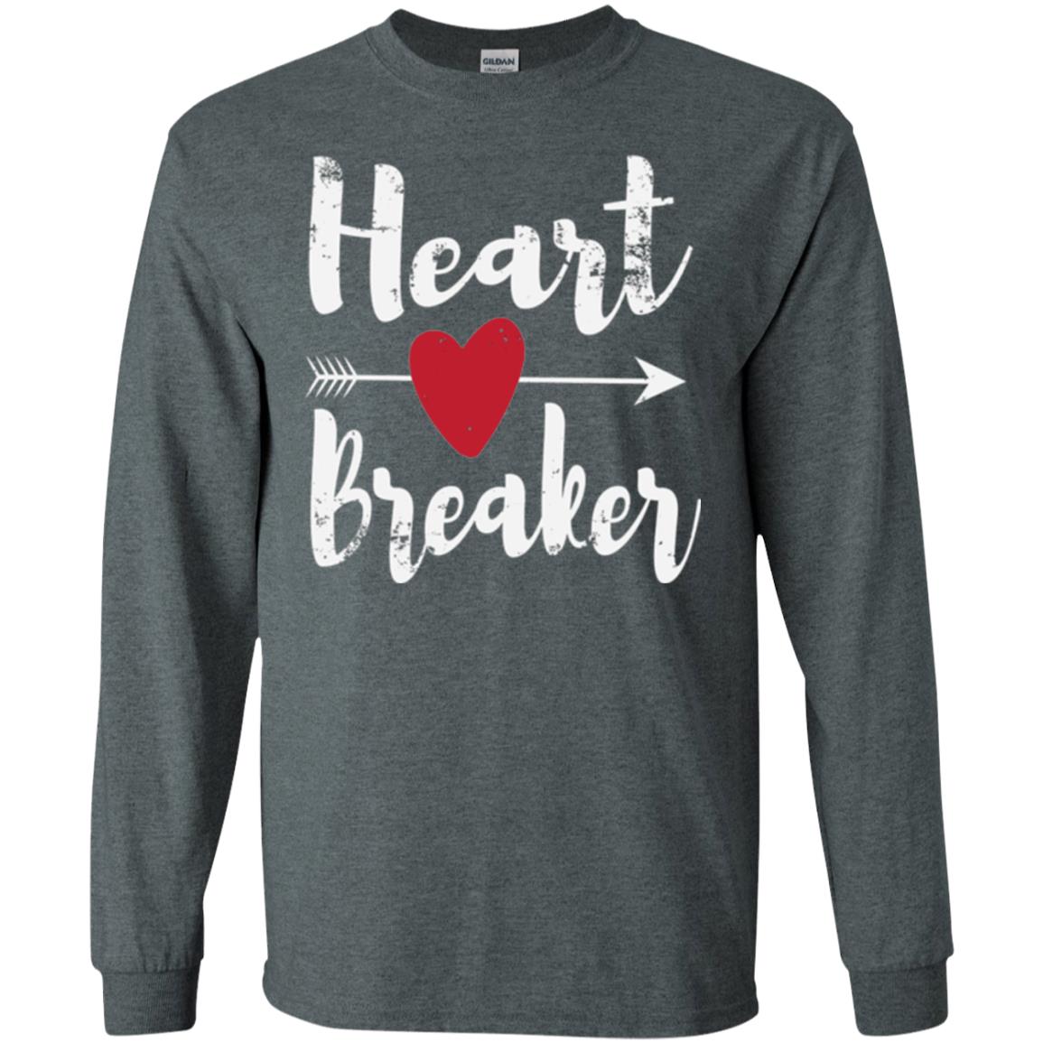 Valentines Day T-shirt Heart Breaker T-shirt Dark Heather