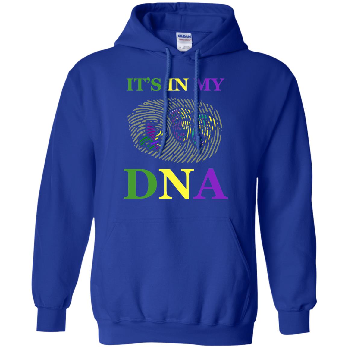 Mardi Gras T-shirt It's In My Dna Royal