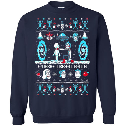 Film T-shirt Build A Snowmorty T-shirt Navy