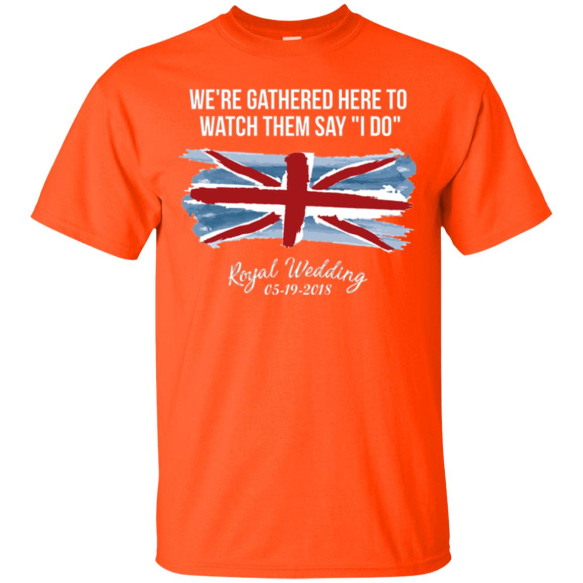 Royal Wedding 05-19-2018 Watch Party T-shirt Orange