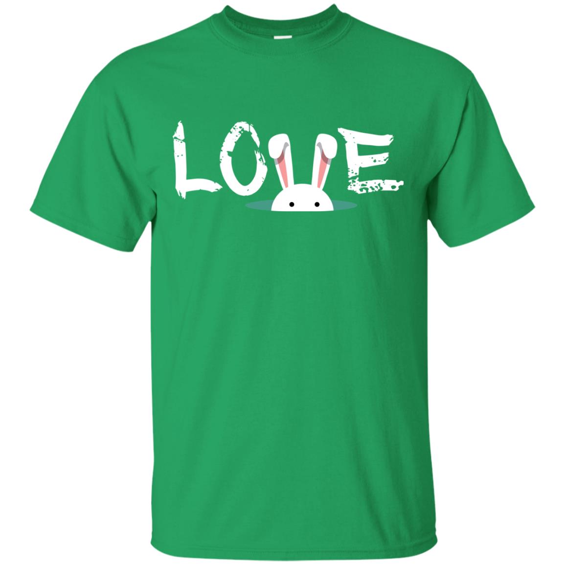 Love Easter Bunny Gift Shirt For Family Irish Green