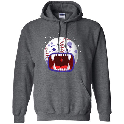 Baseball Halloween Shirt Dark Heather