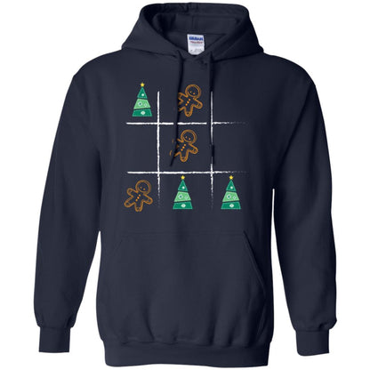 Christmas T-shirt Tic Tac Toe Board Game Navy