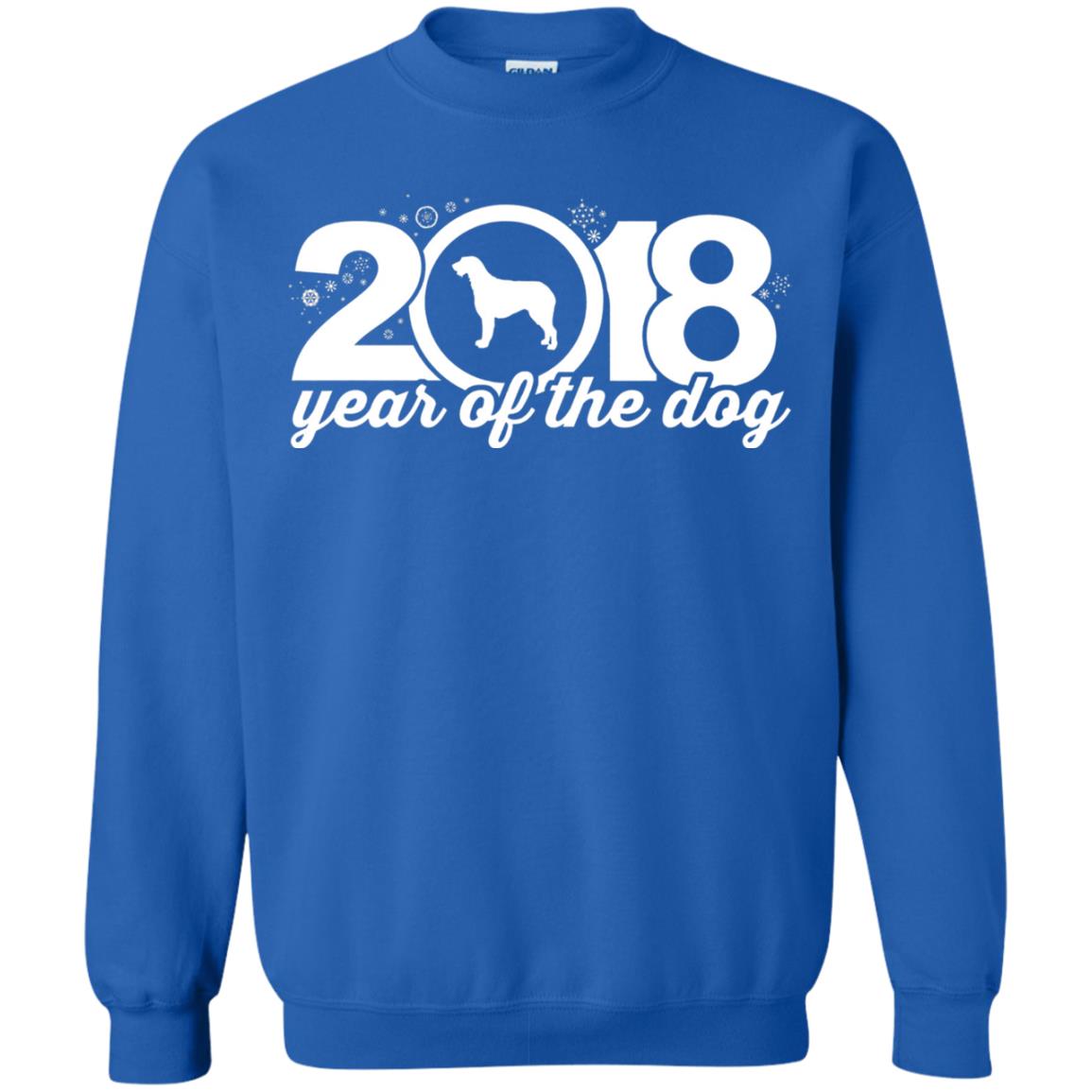 Irish Wolfhound Lover T-shirt 2018 Year Of The Dog New Year Royal
