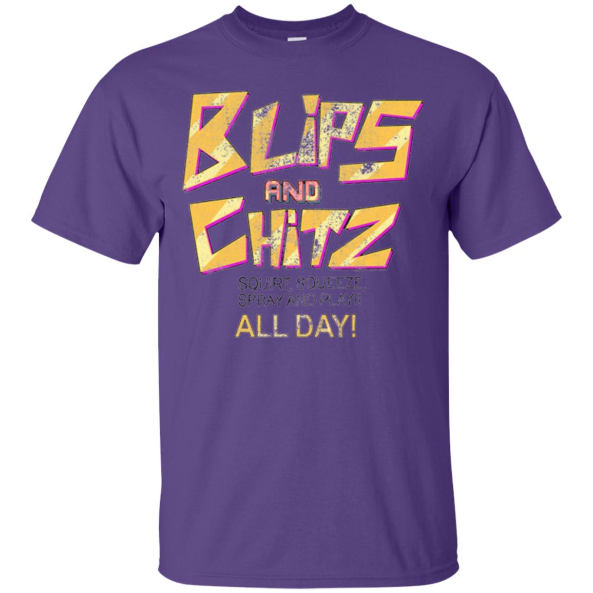 Cartoon T-shirt Vintage Blips And Chitz Purple