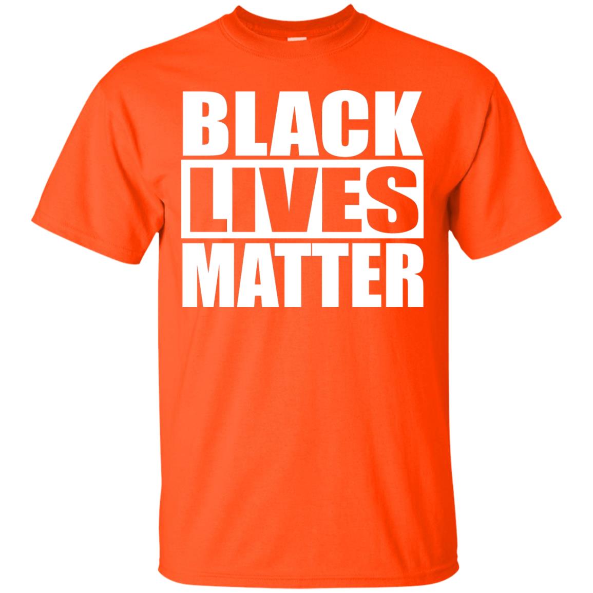 Black Live Matter Shirt Orange