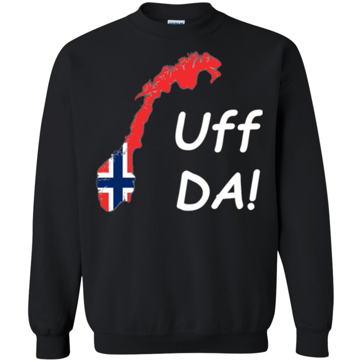 Norwegian Uff Da T-shirt Black