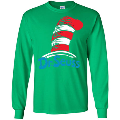 Film Lover T-shirt Dr. Seuss Hat T-shirt Irish Green