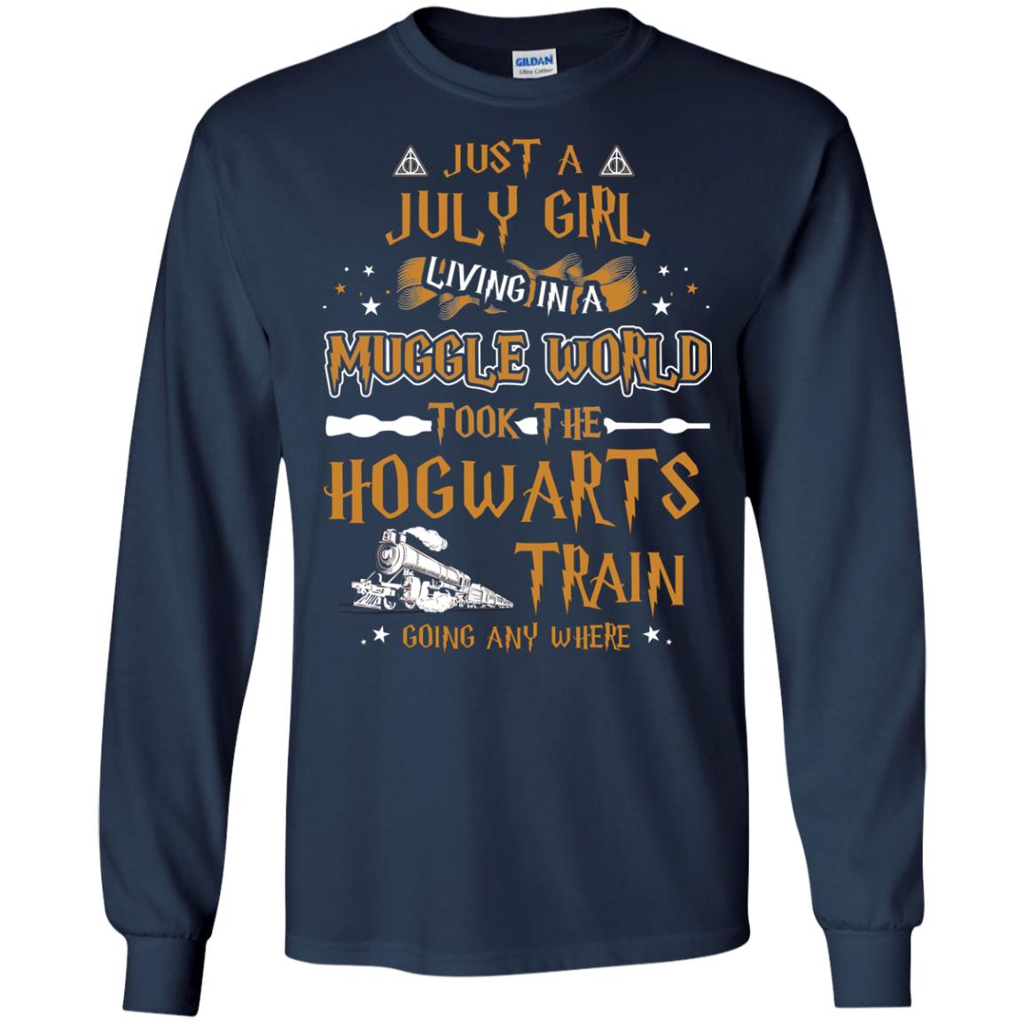 Just A July Girl Living In A Muggle World Took The Hogwarts Train Going Any Where Navy