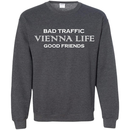 Bad Traffic Vienna Life Good Friends Shirt Dark Heather