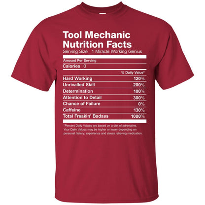Tool Mechanic Uniform Funny T-shirt Cardinal