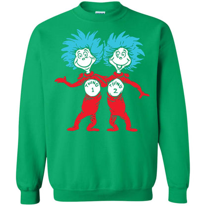 Dr. Seuss Thing 1 Thing 2 Buddies T-shirt Irish Green