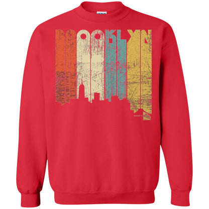 Brooklyn City New York State Vintage T-shirt Red