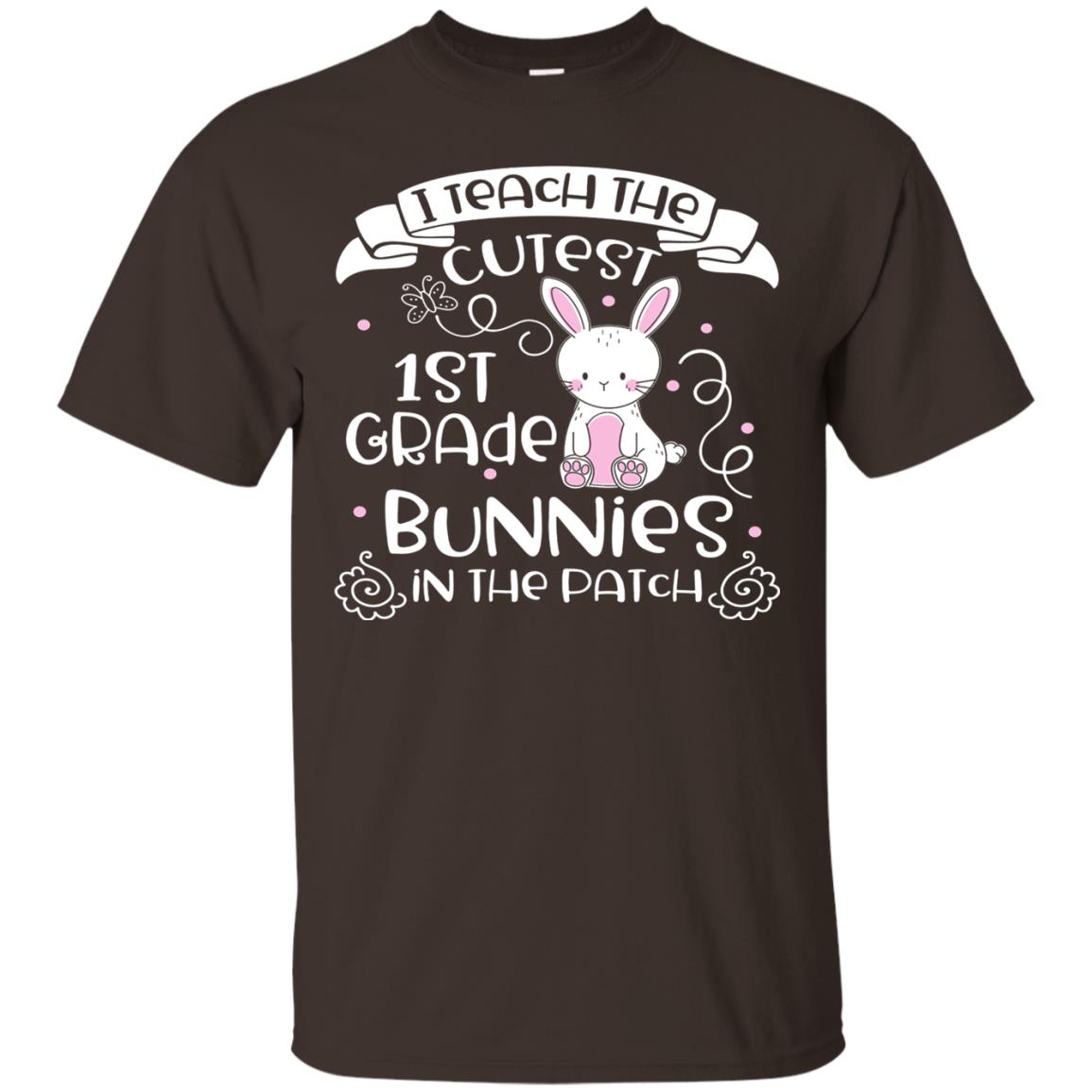 I Teach The Cutest 1st Grade Bunnies In The Patch Dark Chocolate