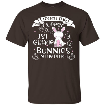 I Teach The Cutest 1st Grade Bunnies In The Patch Dark Chocolate