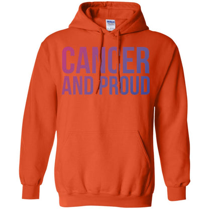 Cancer And Proud Lgbt Gear Bi Flag Gradient Shirt Orange