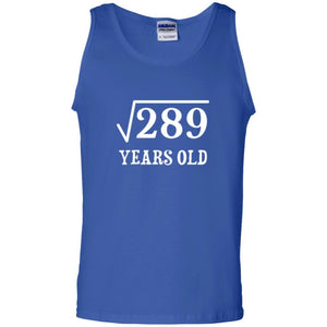 Brithday T-shirt Square Root Of 289