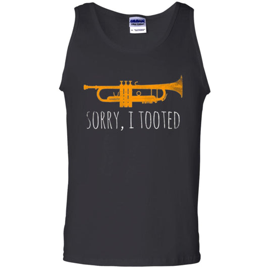 Trumpet Lovers T-shirt Sorry I Tooted Black