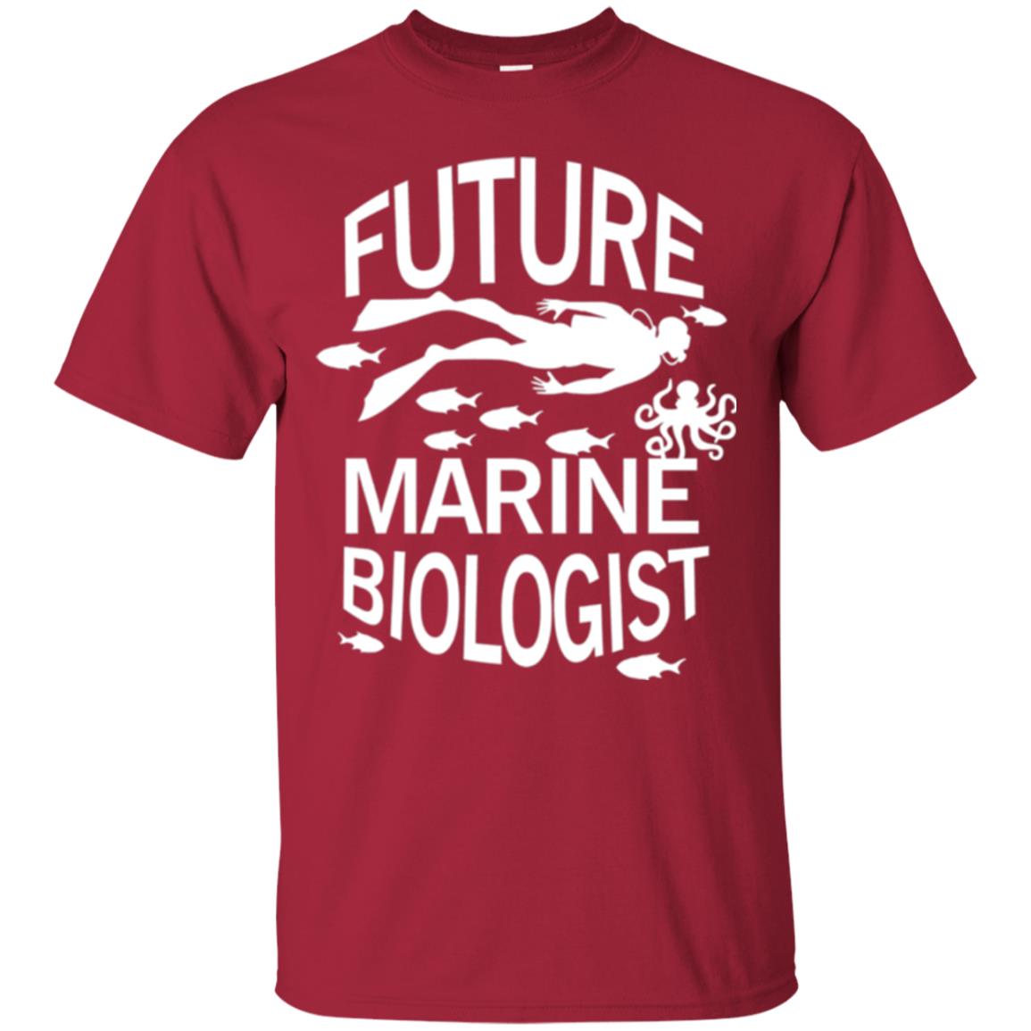 Cute Marine Biologist T-shirt Cardinal