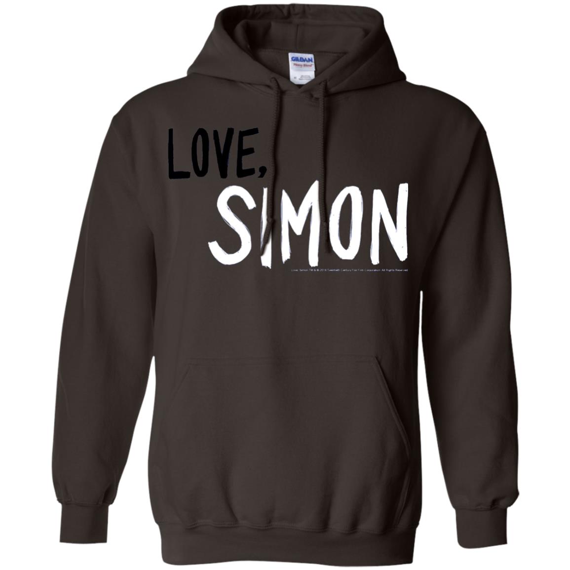 Love Simon Logo Shirt Dark Chocolate