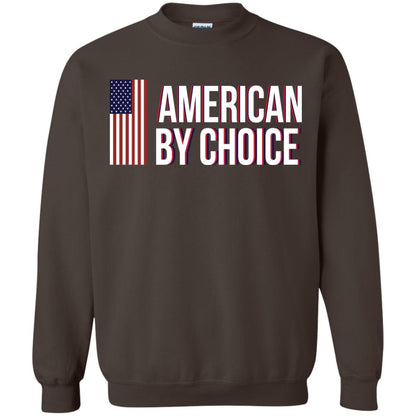Flag Of American By Choice T-shirt Dark Chocolate