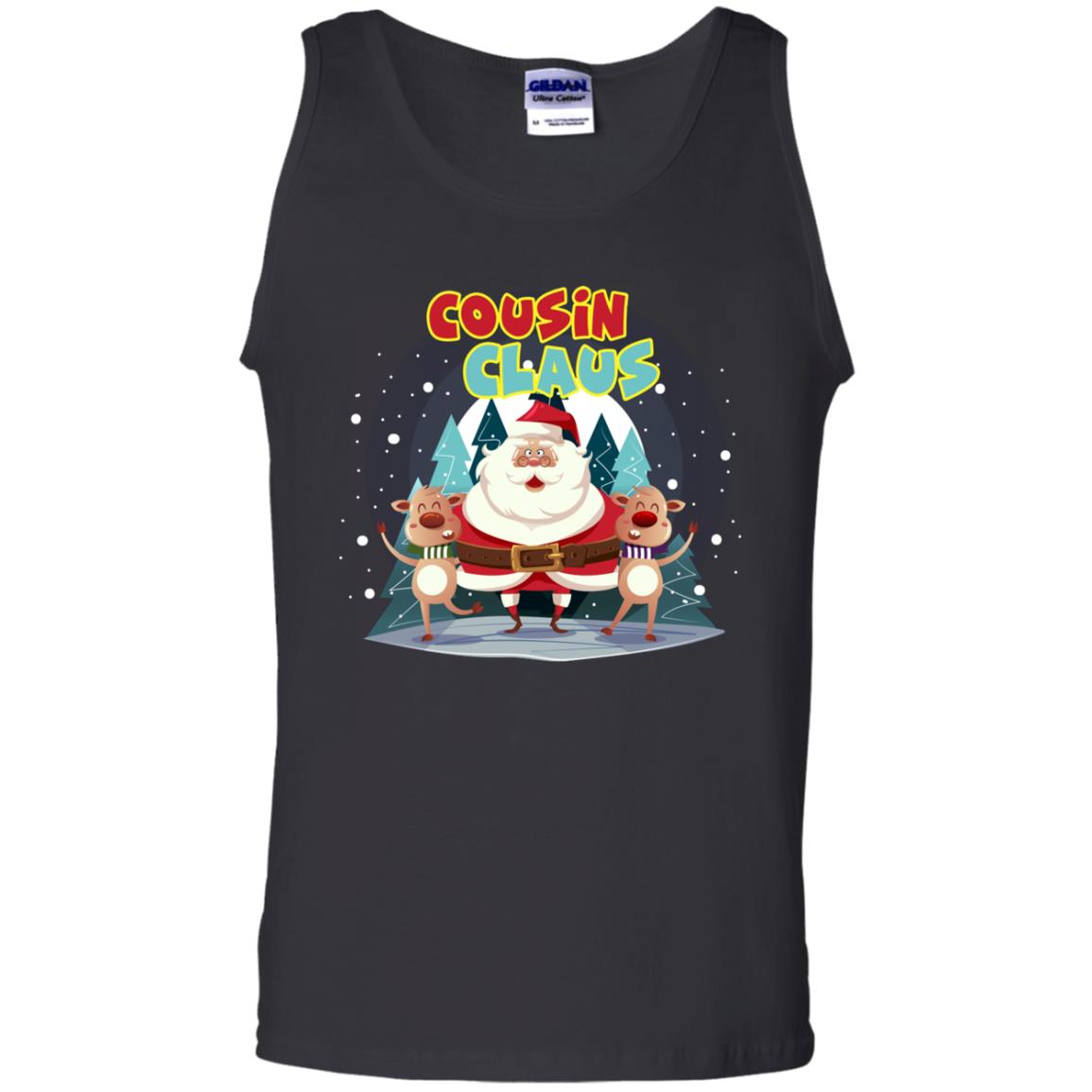 Cousin Claus Matching Family X-mas Gift Shirt Black