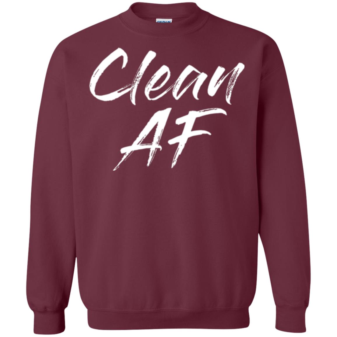 Clean Af T-shirt Maroon