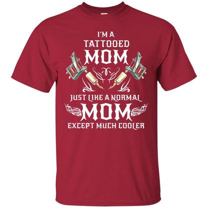 Funny Tattoo Mom Shirt I Am Tattooed Mom Cardinal