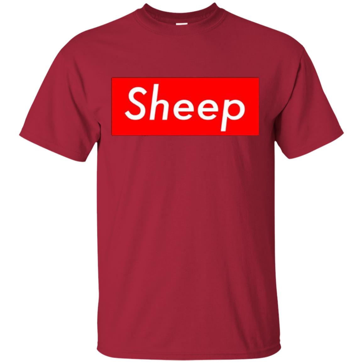 Sheep Box Logo Hype T-shirt Cardinal