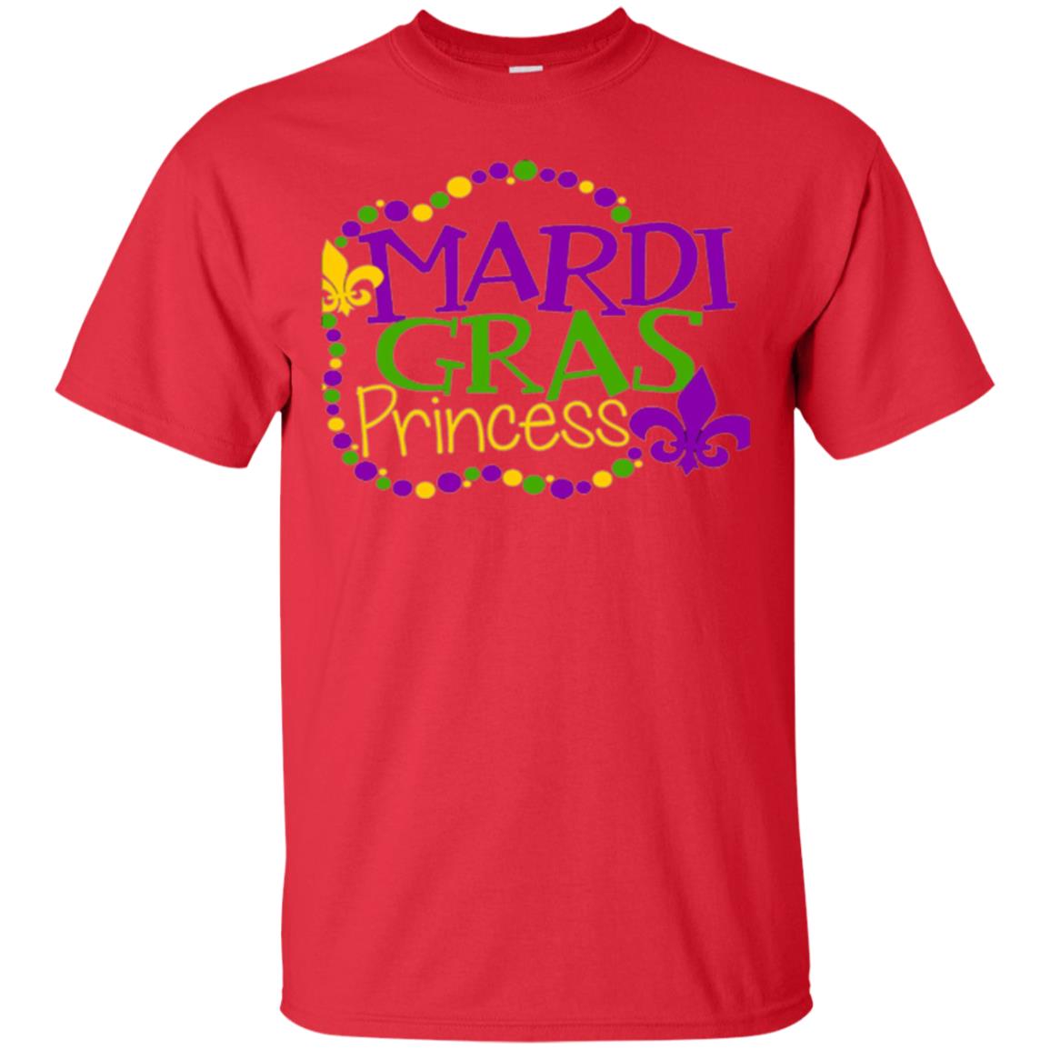 Mardi Gras Princess T-shirt Red
