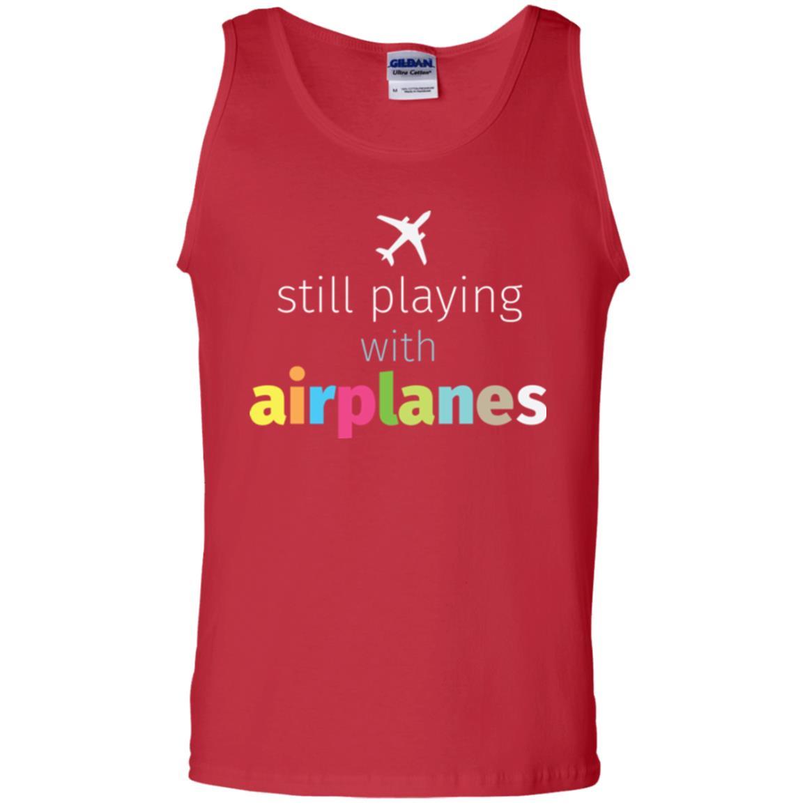 Pilot T-shirt Still Playing With Airplanes