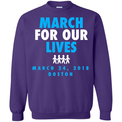 March For Our Lives March 24 2018 Boston Ma Gun Controls Purple