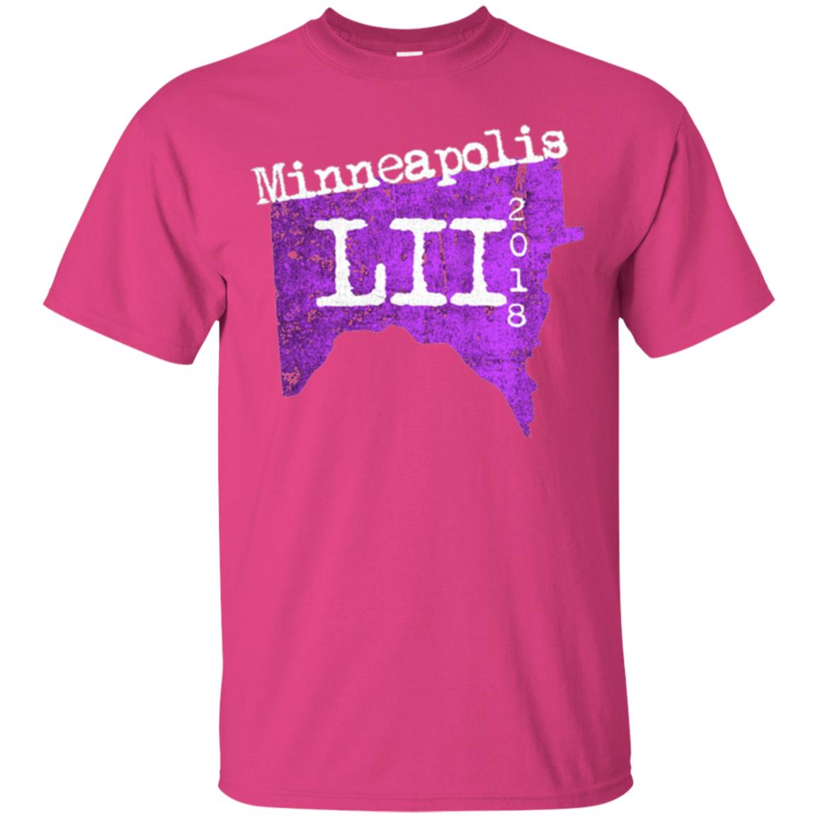 Football Lover T-shirt Minneapolis Minnesota 2018 T-shirt Heliconia