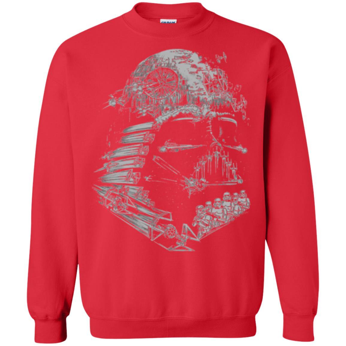 Film T-shirt Star Wars Darth Vader Build The Empire Graphic Red