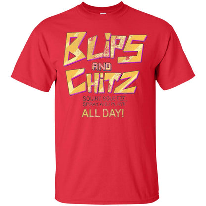 Cartoon T-shirt Vintage Blips And Chitz Red