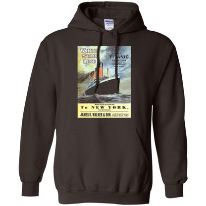 Film T-shirt Sailing Ship Cruise Vintage Poster Dark Chocolate