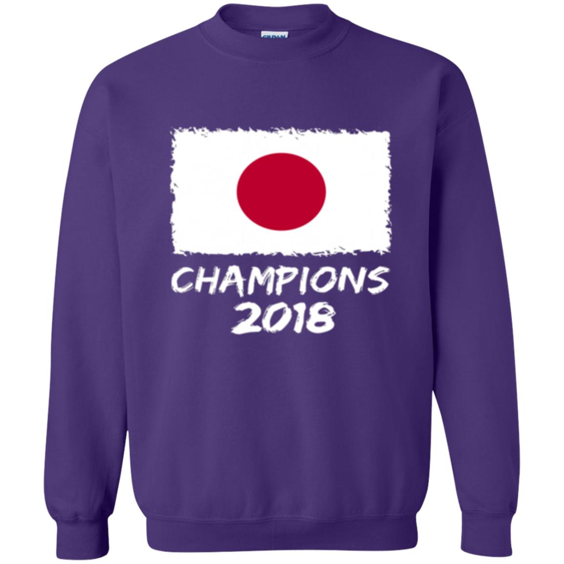 Football Lover T-shirt Japan Champions 2018 T-shirt Purple