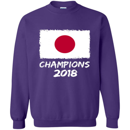 Football Lover T-shirt Japan Champions 2018 T-shirt Purple