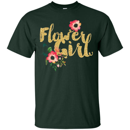Flower Girl Bridesmaid Wedding Reception T-shirt Forest