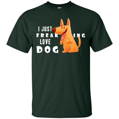 I Just Freaking Love Dog Shirt Forest