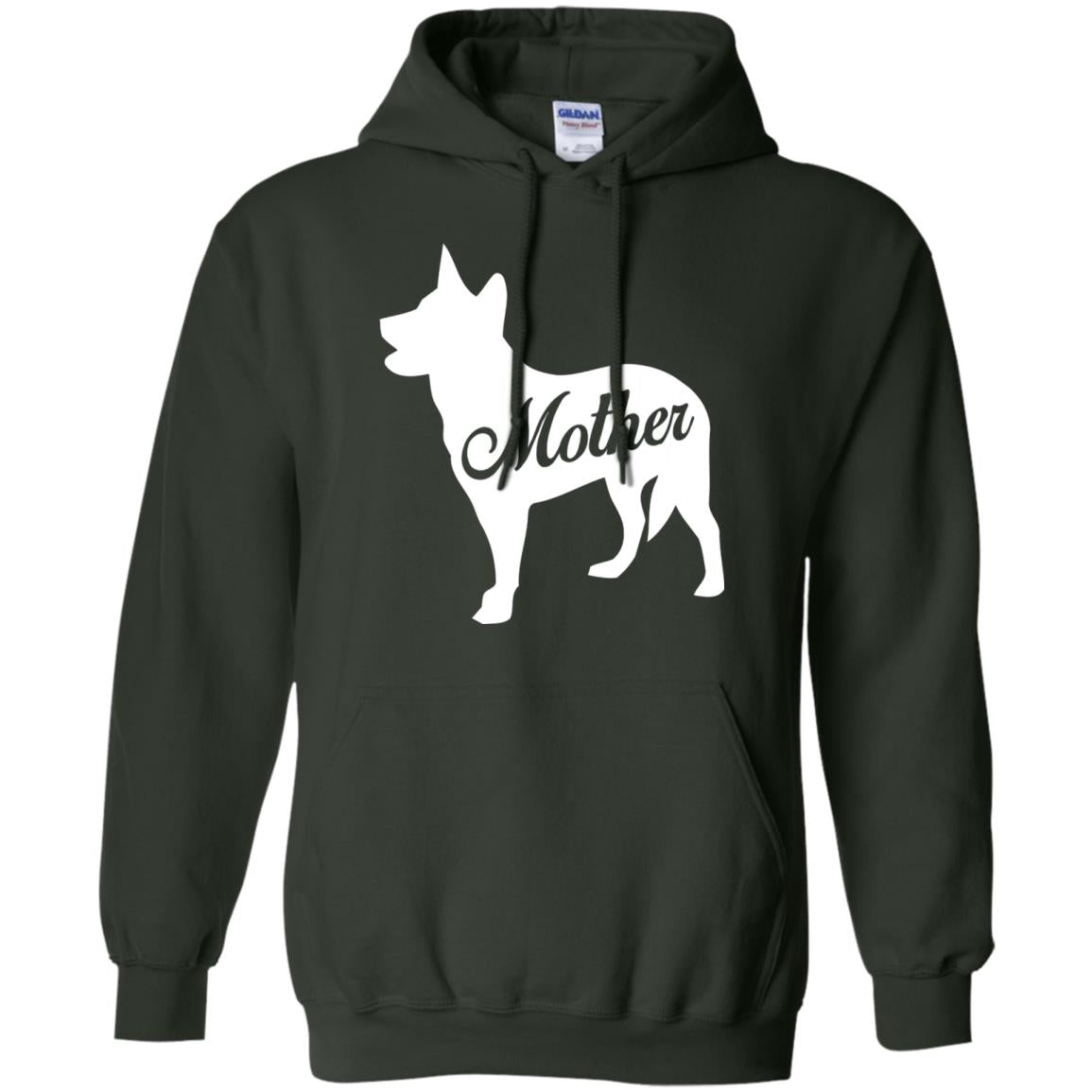 American Cattle Dog Mom T-shirt Forest Green
